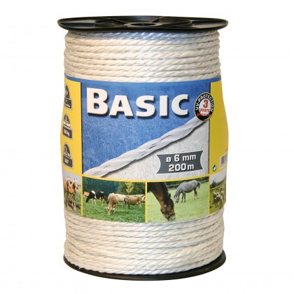 Corral Basic Fencing Rope C/W S/Steel Wires 200m