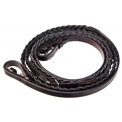 Townfields Plaited Leather Reins