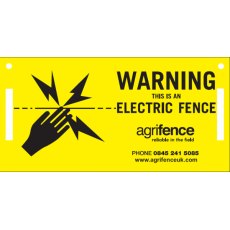 H4873 Agrifence Fence Warning Signs
