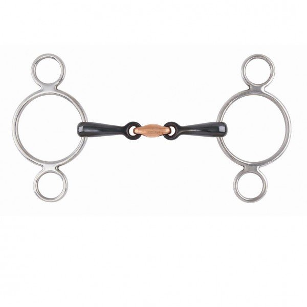 Shires Shires Sweet Iron Two Ring Gag Bit 520