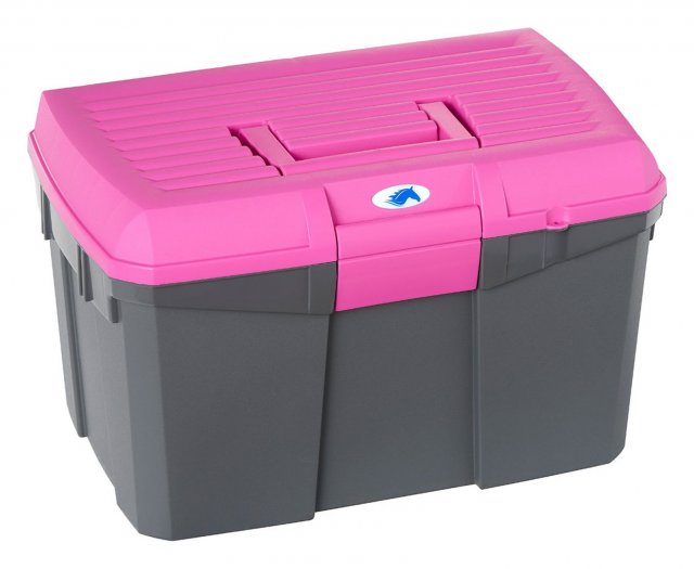 HyShine Tack Box Black/Iris Pink