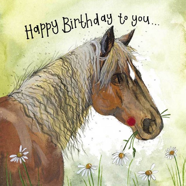 Alex Clark Alex Clark Sunshine Horse Birthday Card