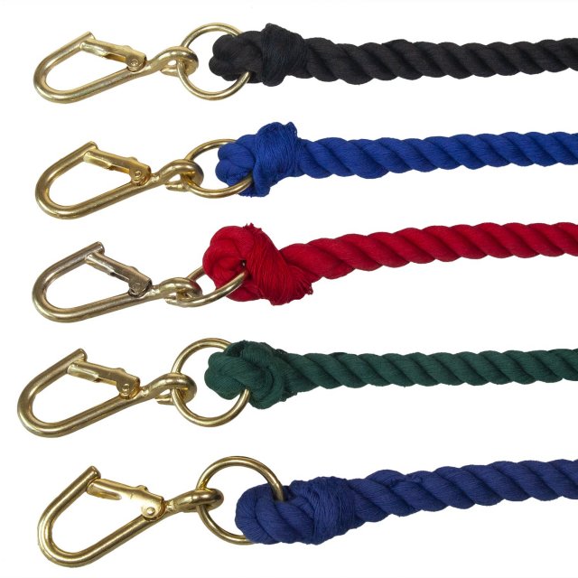 Townfields Saddlers Products Townfields Lead Ropes Brass Walsall Clip