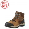 Ariat Riding Boots and Footwear Ariat Womens SkyLine Mid Waterproof Boots Distressed Brown