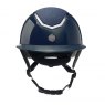 Charles Owen Kylo Riding Hat Wide Peak Sparkly Navy Gloss/Pewter