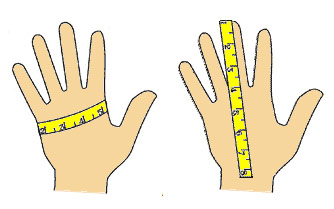 Mark Todd Gloves Size Chart