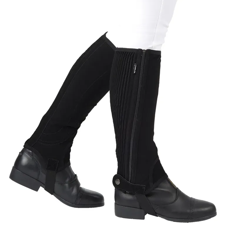 Dublin Easy-Care Half Chaps II in Black