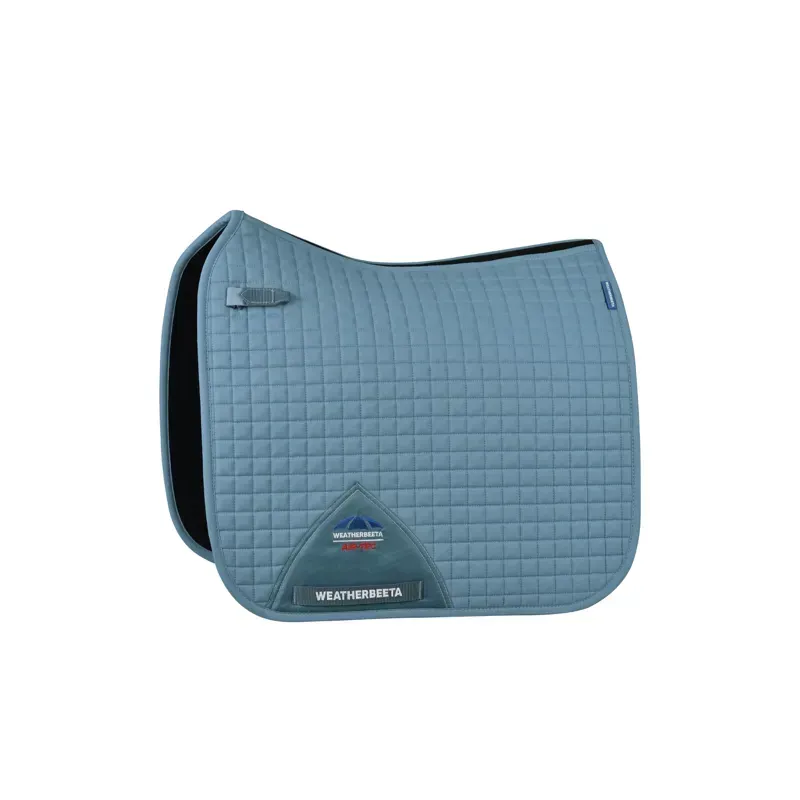WeatherBeeta Prime Air-Tec Dressage Saddle Pad in Washed Denim
