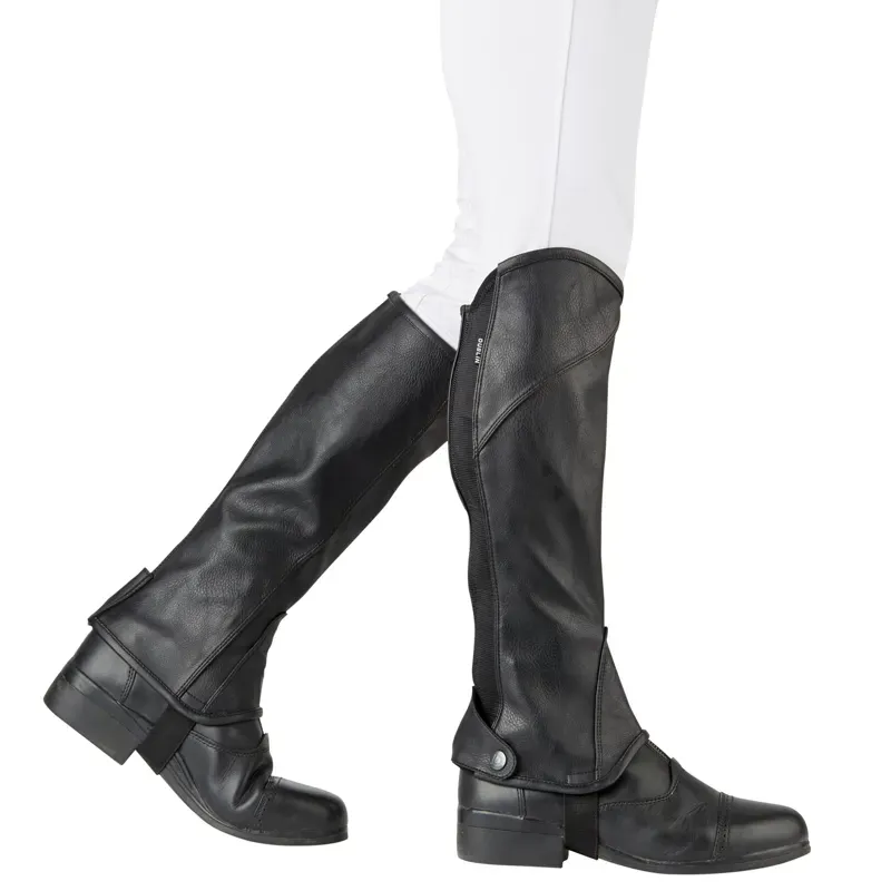 Dublin Stretch Fit Half Chaps Adult  Black
