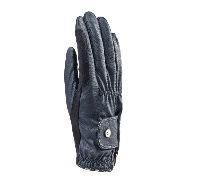 Aubrion Stadium FlexFit Riding Gloves in Navy