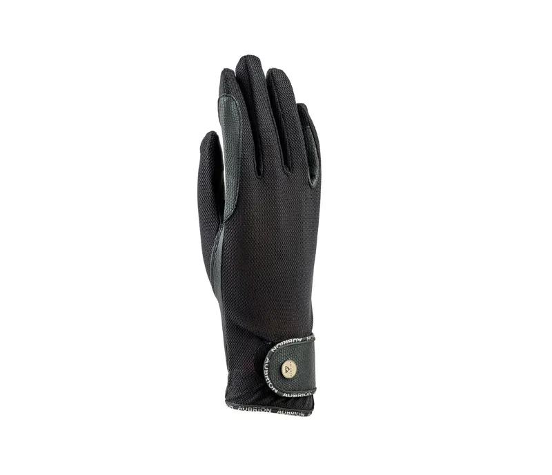 Aubrion Aero Flexfit Riding Gloves in Black
