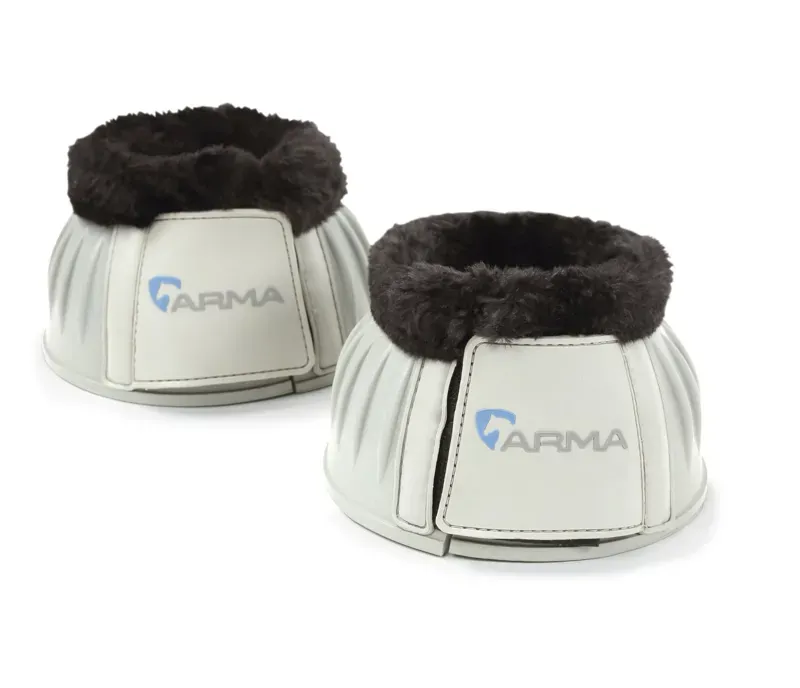 ARMA  Fleece Over Reach Boots in Grey