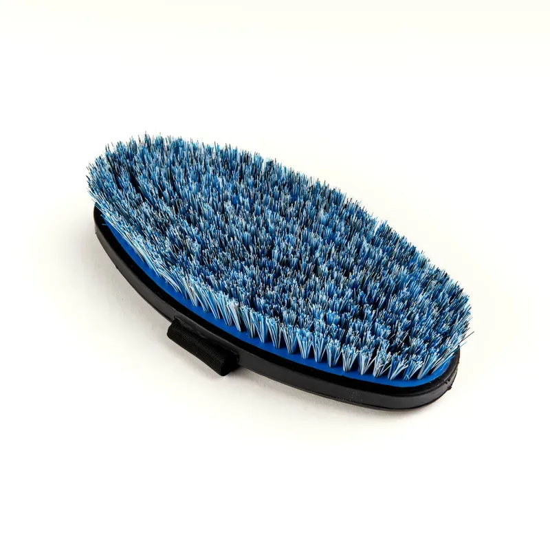 Shires Large Ezi-Groom Body Brush in Bright Blue-1