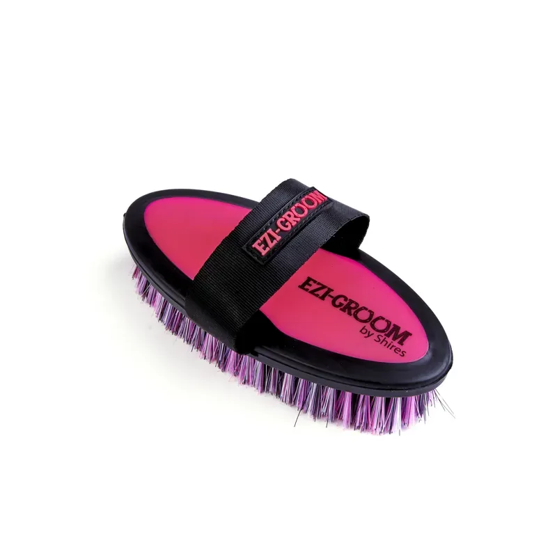 Ezi-Groom Small Grip Body Brush in Pink