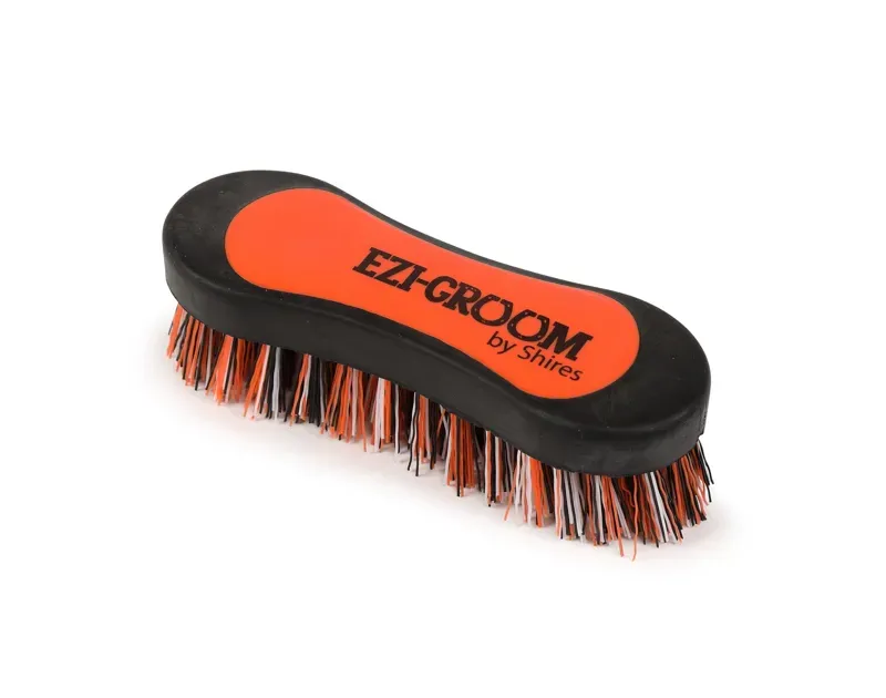 Ezi-Groom Small Grip Hoof Brush in Orange