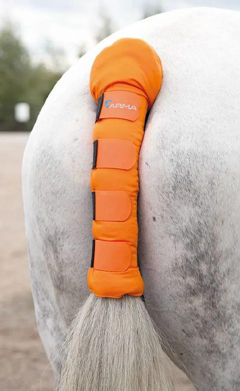 ARMA Padded Tail Guard In Orange-1