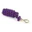 Shires One Size Plain Headcollar Lead Rope in Purple