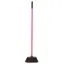 Red Gorilla Poly Yard Broom With Handle in Pink