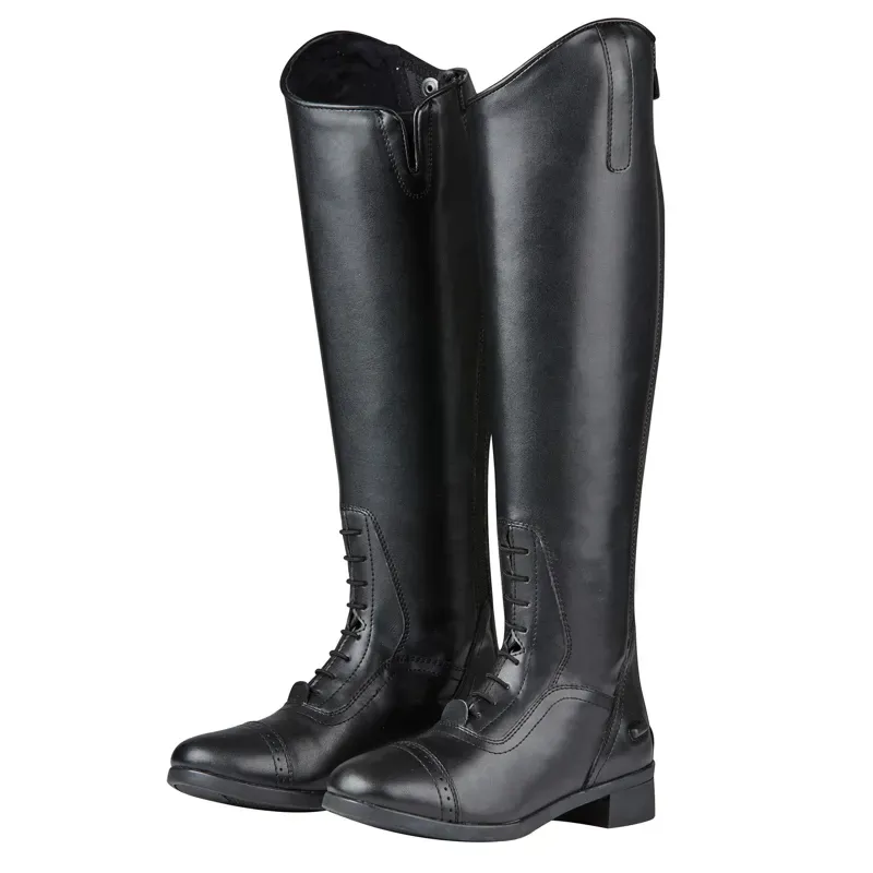 Saxon Syntovia Tall Field Boots in Black