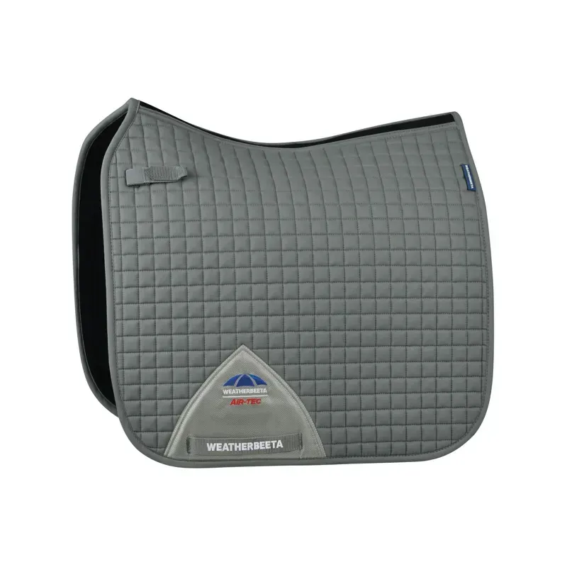WeatherBeeta Prime Air-Tec Dressage Saddle Pad in Grey