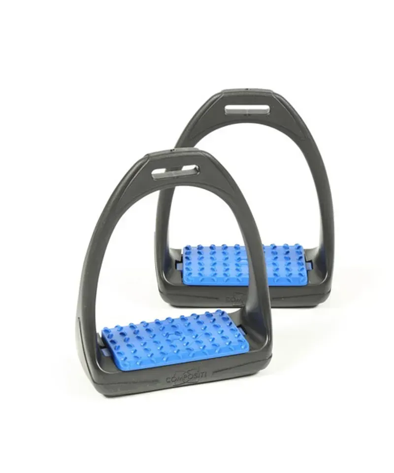 Compositi Reflex Stirrups in Royal Blue