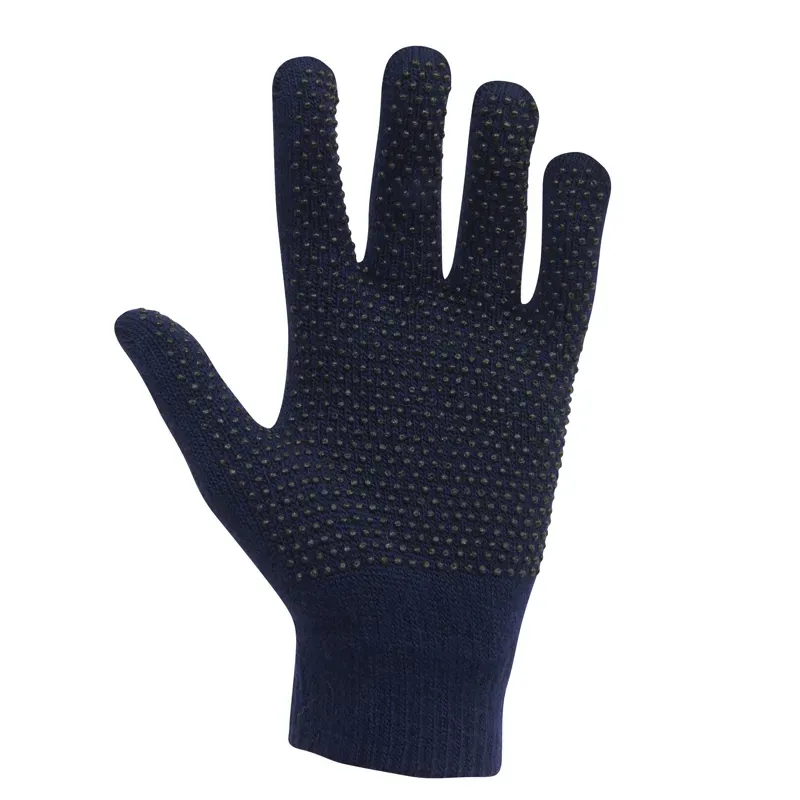 Dublin Magic Pimple Grip Riding Gloves in Navy 