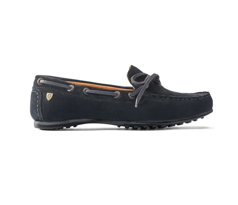 Moretta Sofia Moccasins in Navy