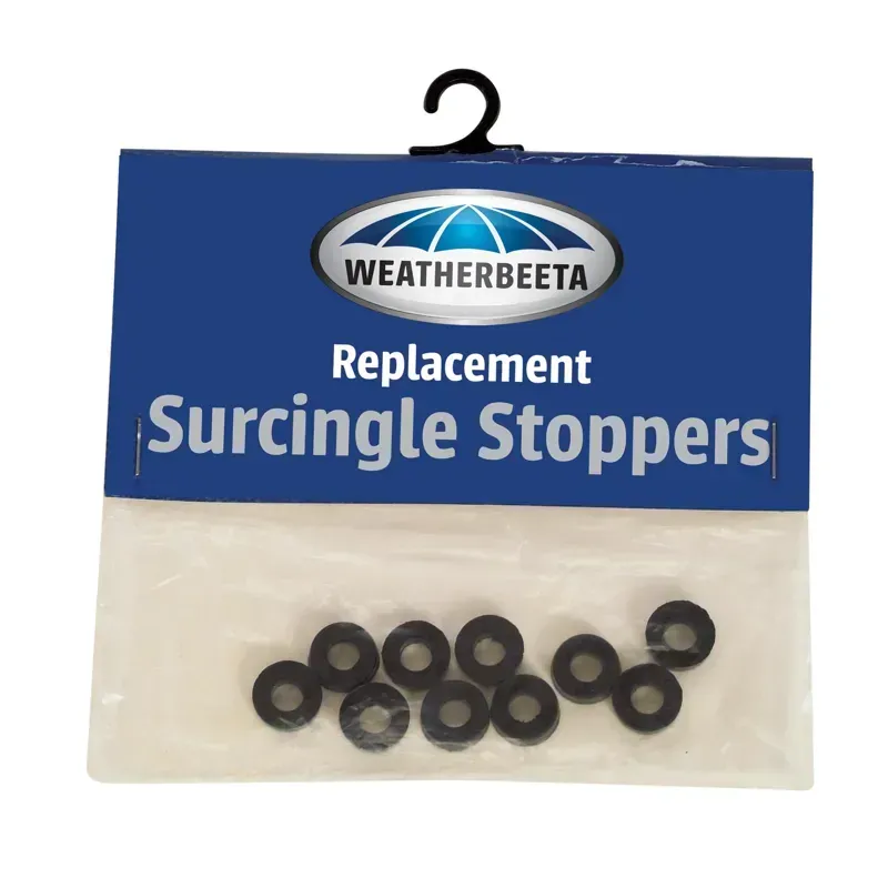 WeatherBeeta 10 Pack Rubber Surcingle Stoppers in Black