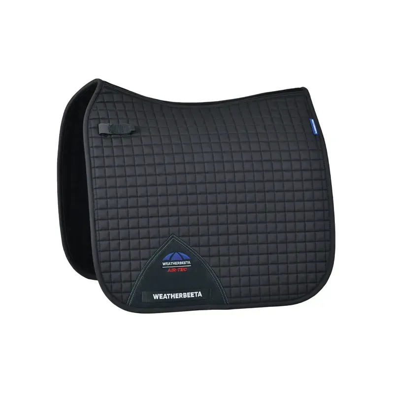 WeatherBeeta Prime Air-Tec Dressage Saddle Pad in Charcoal
