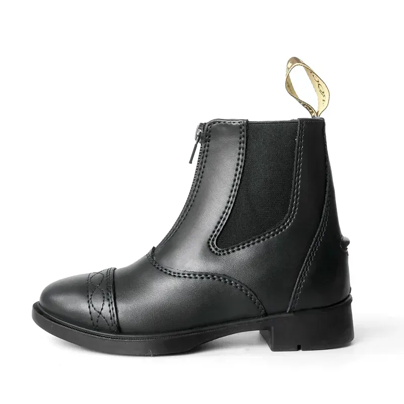 Brogini Young Riders Tivoli Piccino Paddock Boots in Black