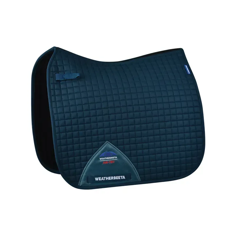 WeatherBeeta Prime Air-Tec Dressage Saddle Pad in Midnight Teal