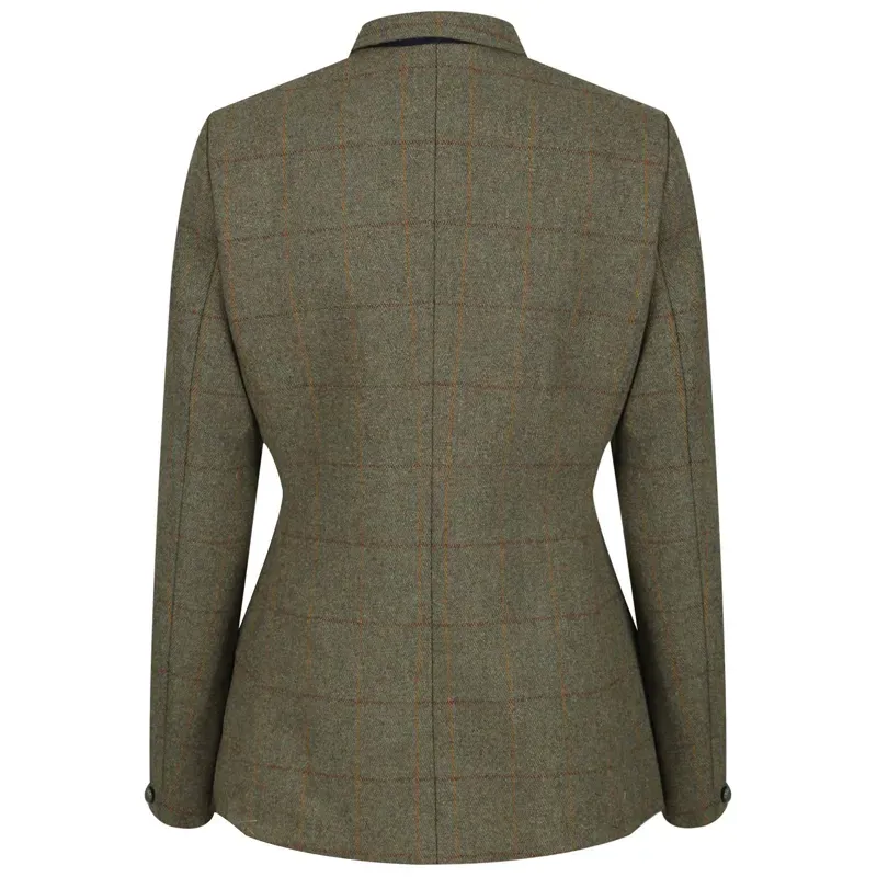 Equetech Claydon Tweed Riding Jacket in Green-1