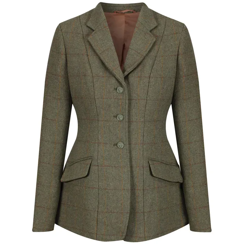 Equetech Claydon Tweed Riding Jacket in Green