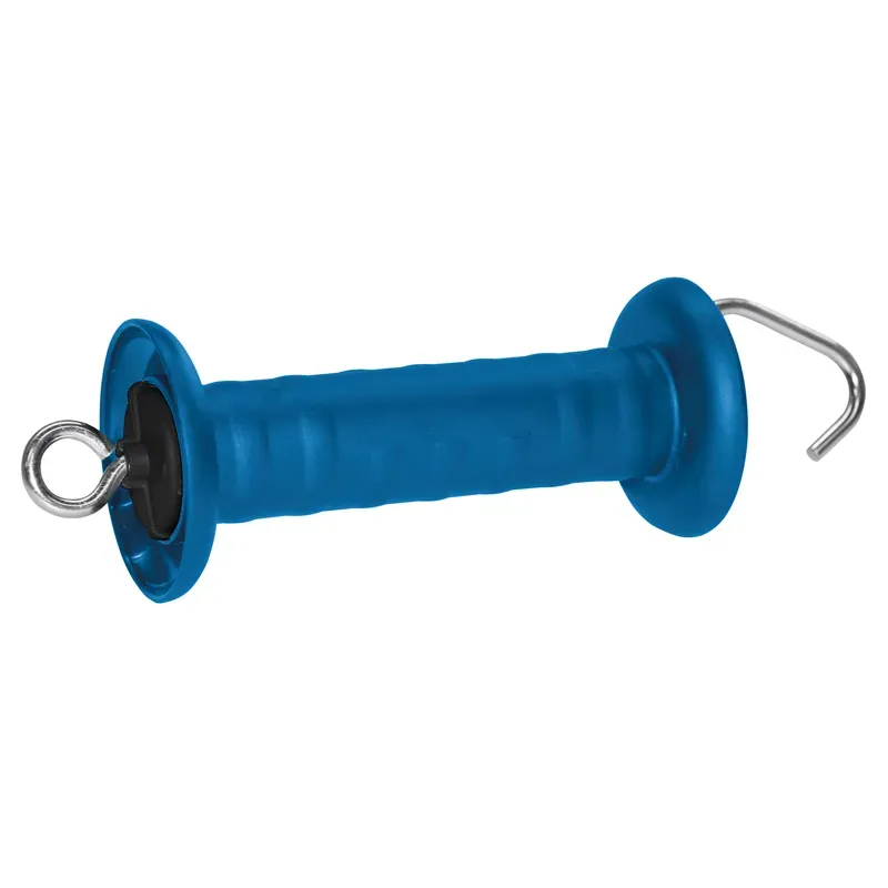 Corral Gate Handle With Hook and Tension Limiter in Blue