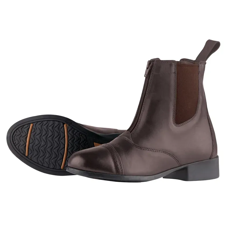 Dublin Ladies Elevation Zip Paddock Boots II in Brown