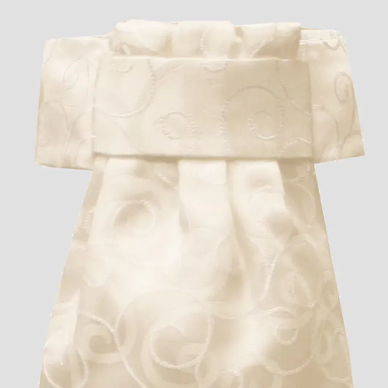 Equetech Barcelona Deluxe Ready-Tied Stocks in Cream