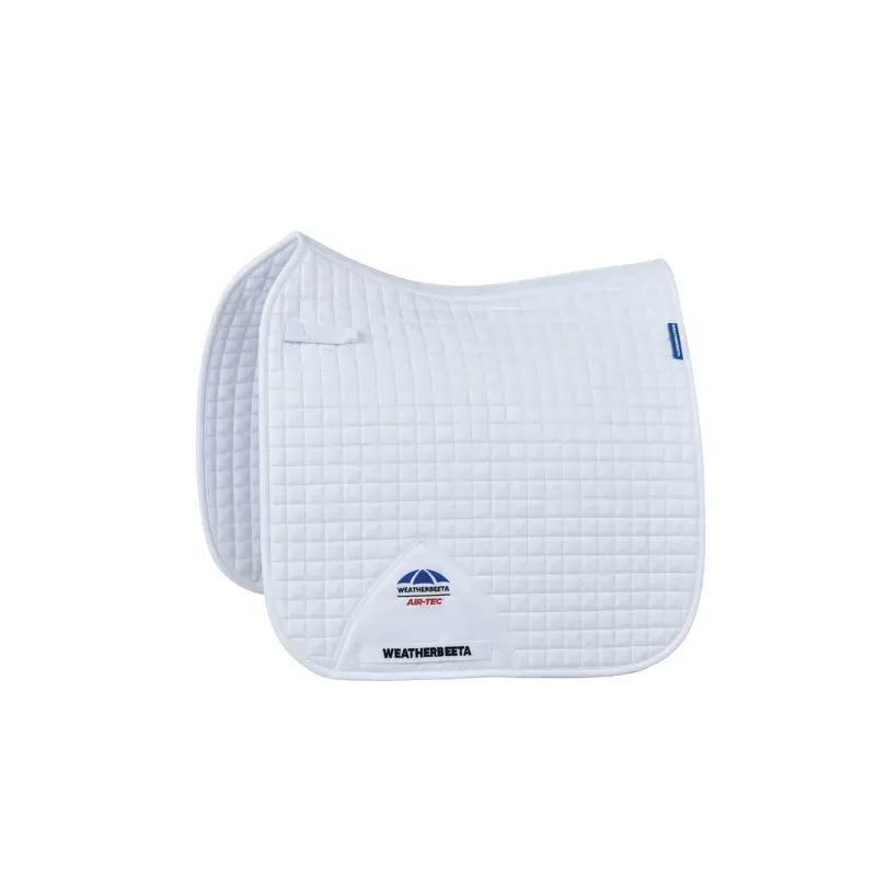 WeatherBeeta Prime Air-Tec Dressage Saddle Pad in White