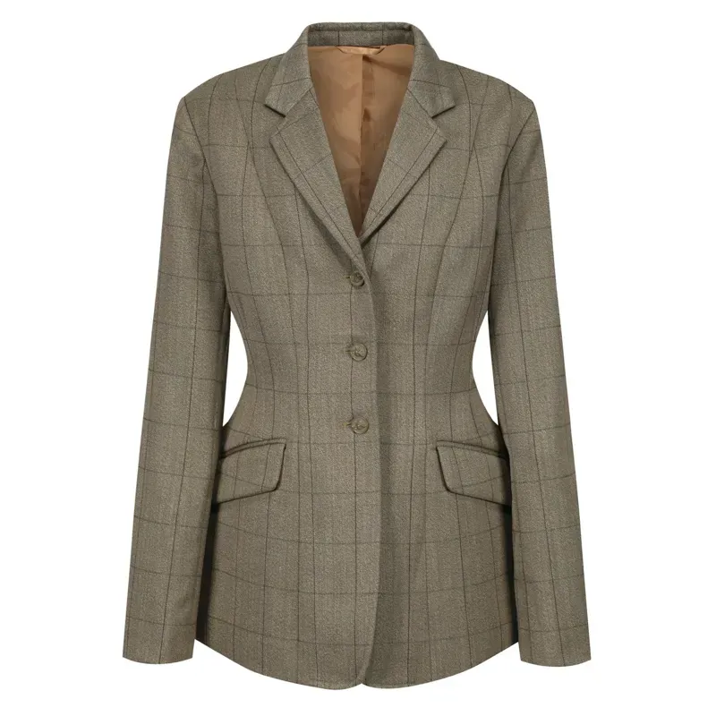 Equetech Foxbury Tweed Riding Jacket in Green