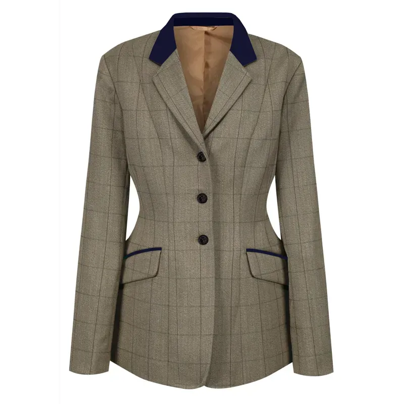 Equetech Foxbury Deluxe Tweed Riding Jacket in Green