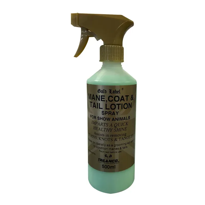 Gold Label 500ml Mane Tail and Coat Spray 