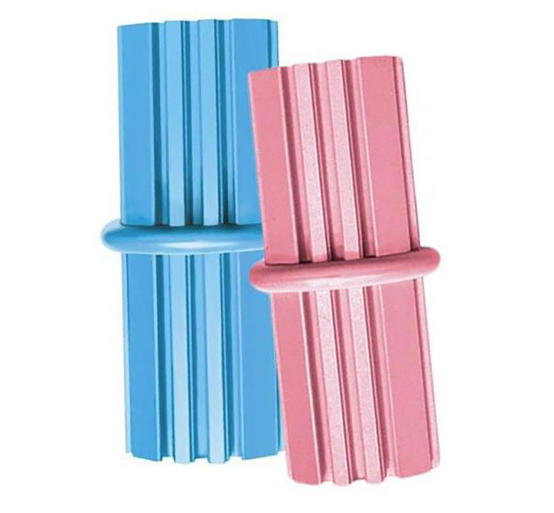 Kong Large Puppy Teething Stick in Pink/Blue