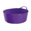 Red Gorilla Small Shallow Tub 15L in Purple