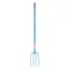 Red Gorilla Long Handle Manure Fork in Blue