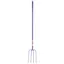 Red Gorilla Long Handle Manure Fork in Purple