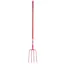 Red Gorilla Long Handle Manure Fork in Red