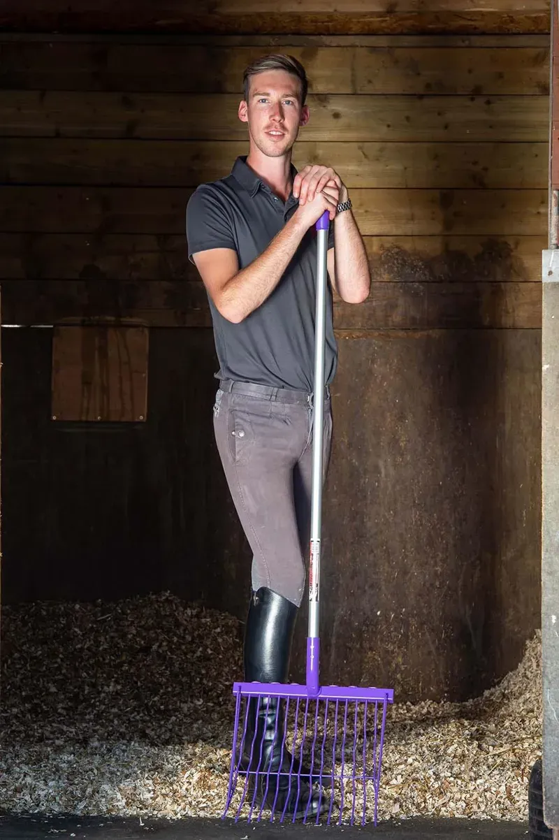 Red Gorilla Riddler Straight Handle Fork in Purple