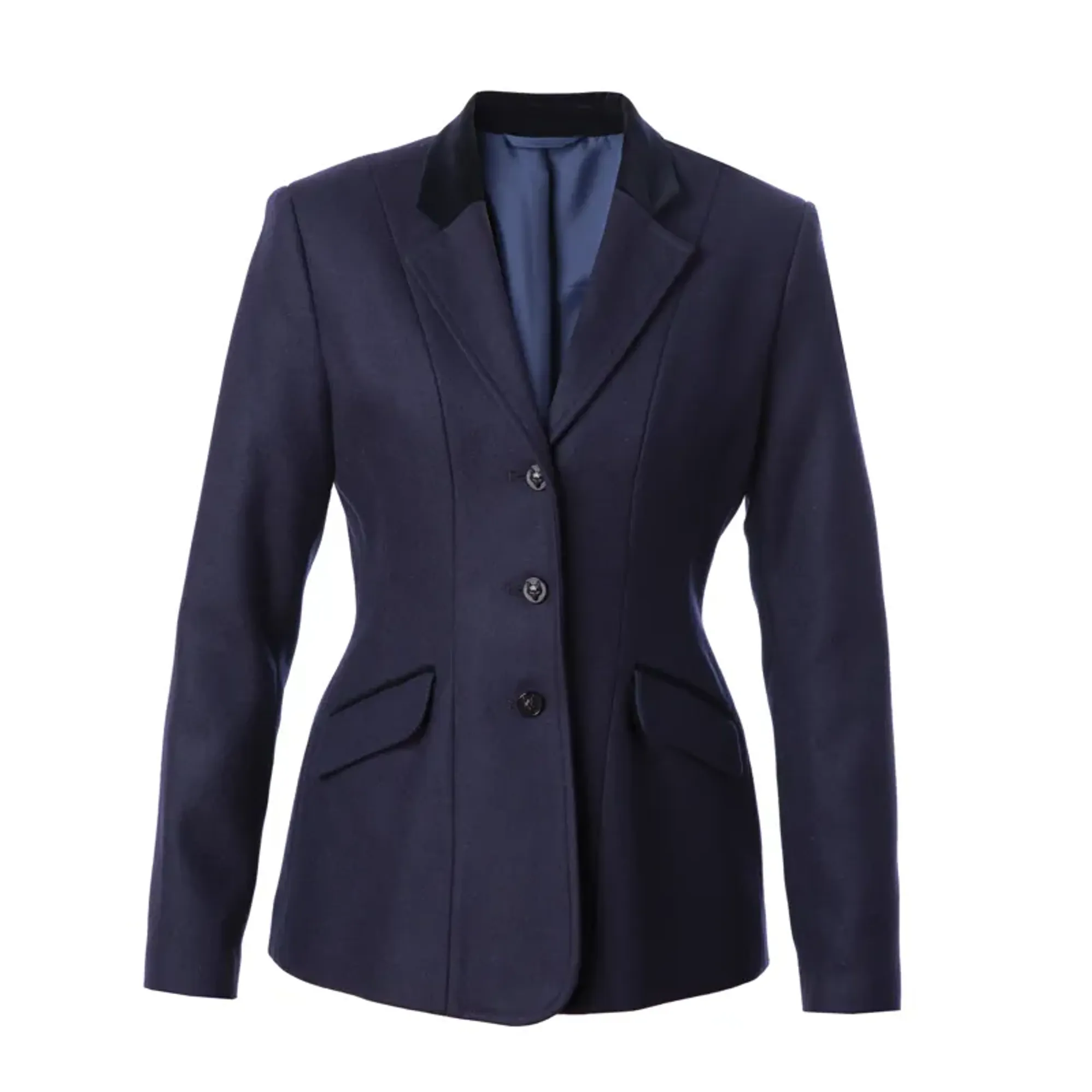 Equetech Kimblewick Wool Riding Jacket in Navy