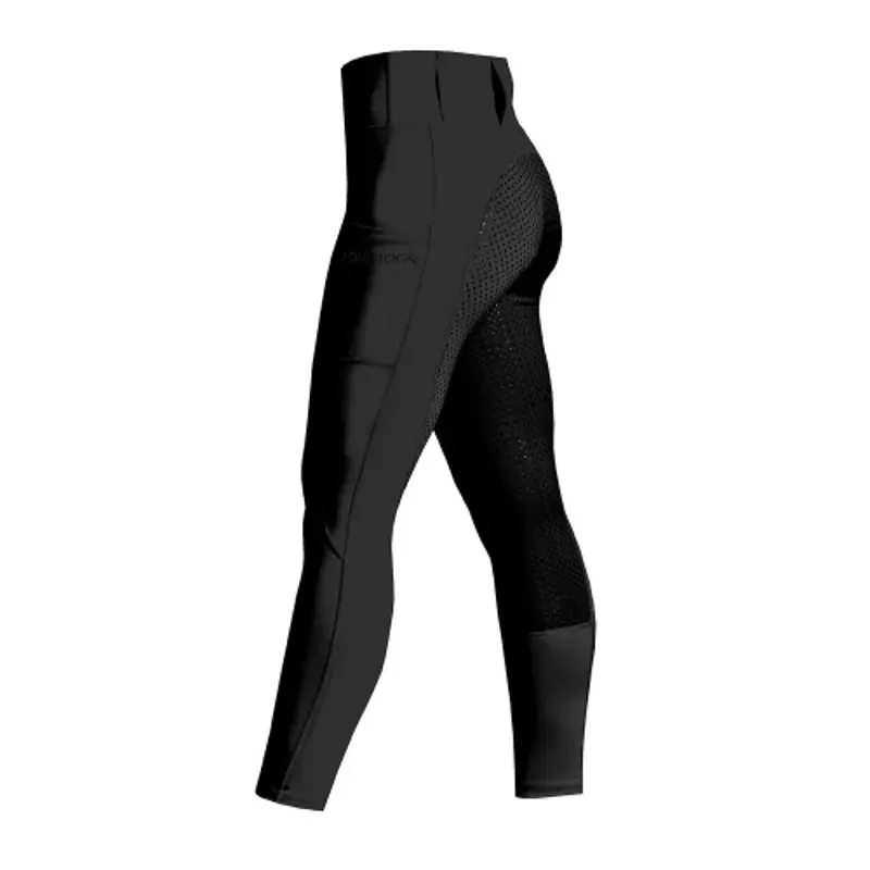 Equetech Luxe Thermal Riding Tights in Black