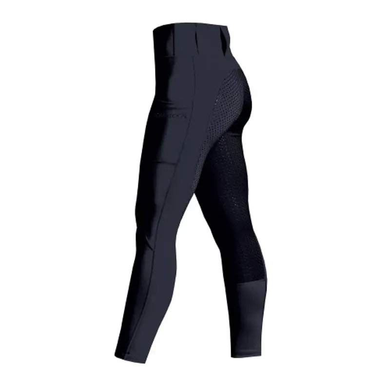 Equetech Luxe Thermal Riding Tights in Blue