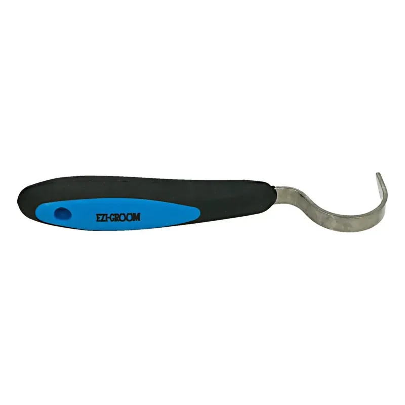 Shires One Size Ezi-Groom Grip Hoof Pick In Blue